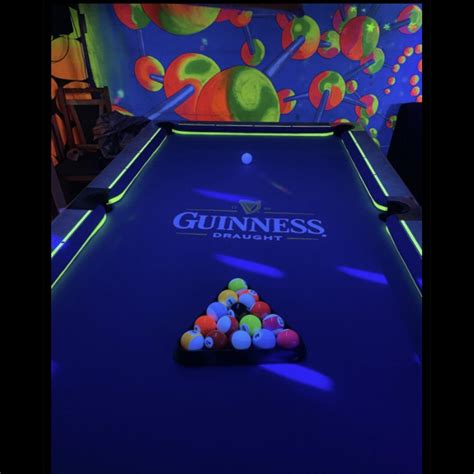 black light pool table balls